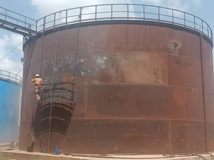 Construction of 2 water tanks