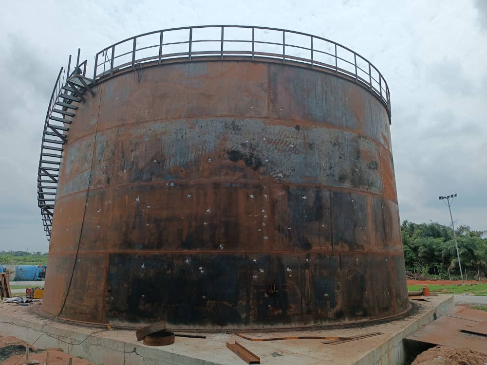 Construction of 2 water tanks